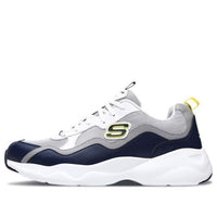 Skechers D'lites Airy Running Shoes Grey/White/Blue 999859-LGNV