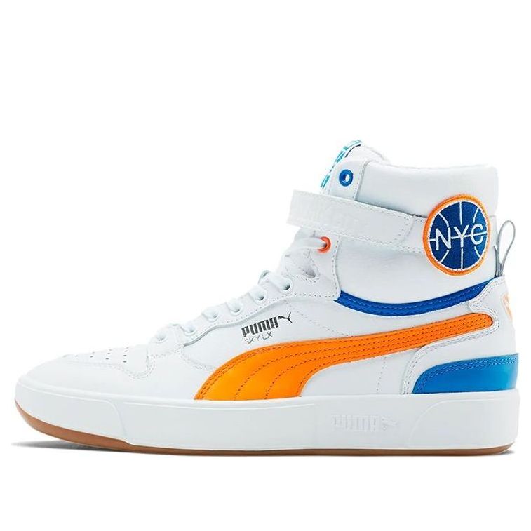 PUMA Sky Lx Mid Athletic Nyc 'White Blue Orange' 374391-01