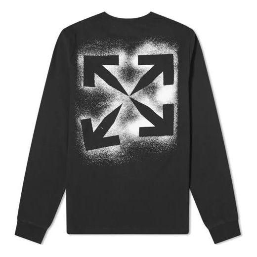 Off-White FW20 Arrows Long Sleeve Men Black OMAB001E20JER0041001