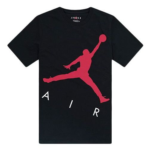 Air Jordan logo Basketball Sports Short Sleeves Tee 'Black' CV3425-010