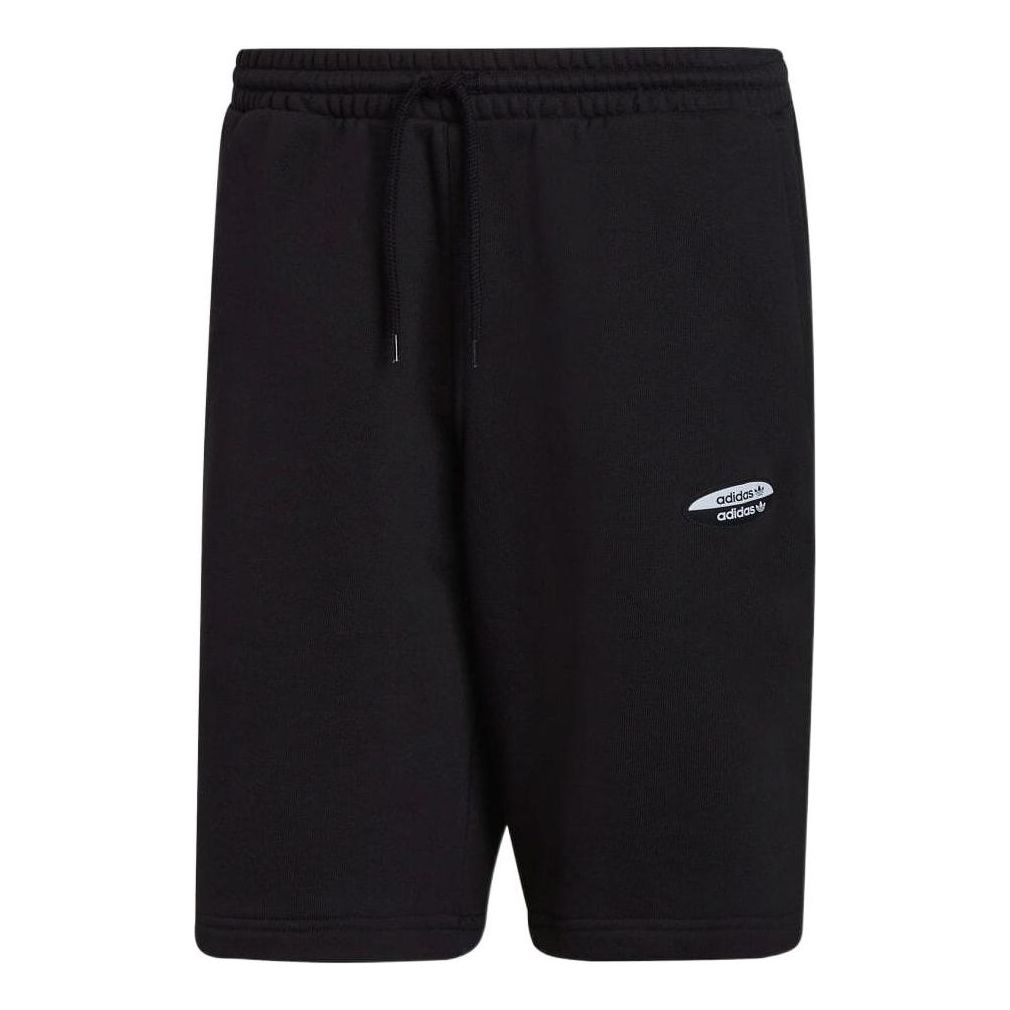 adidas Solid Color Casual Straight Sports Shorts Japanese Version Men's Black HF2333