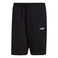 adidas Solid Color Casual Straight Sports Shorts Japanese Version Men's Black HF2333