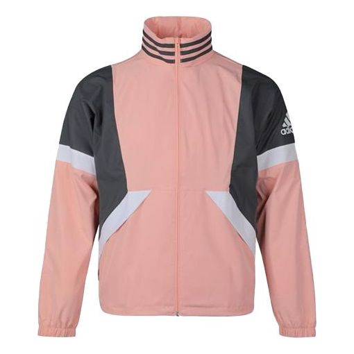 adidas Contrasting Colors Sports Jacket Pink FP7572