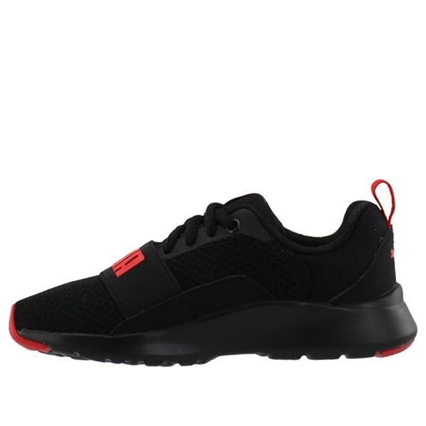 (PS) PUMA Wired SoftFoam Running Shoes Black/Red 366903-07