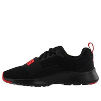 (PS) PUMA Wired SoftFoam Running Shoes Black/Red 366903-07