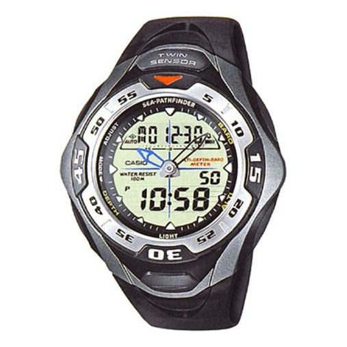 CASIO Male YOUTH Japan / South Korea Fashion Mens Black Analog/Digital Combo SPF-60-1AVDR