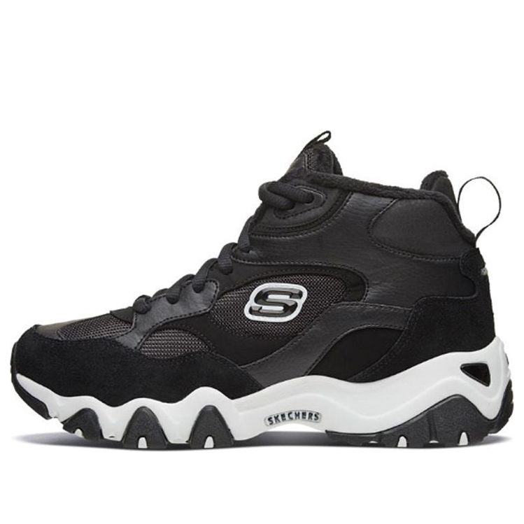 (WMNS) Skechers D'Lites 2.0 High-Top Running Shoes Black 88888382-BLK