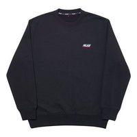 PALACE Unisex Basically A Crew Round-neck Sweatshirt Black PAL-SS20-021