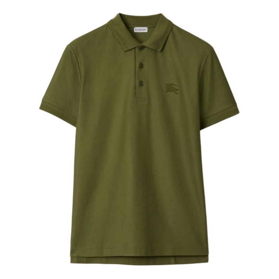 Burberry 26 Cotton Polo Shirt 'Olive Green' 80991641