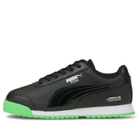 (PS) PUMA Mercedes-amg Petronas F1 Roma Low Top Running Shoes Black/White/Green 306661-01