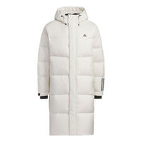 adidas Down Goose Long Jacket Asia Sizing 'White' IL8927