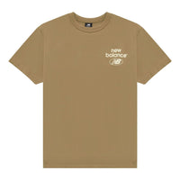 New Balance Essentials Logo T-Shirt Asia Sizing 'Brown' AMT31518-CGN