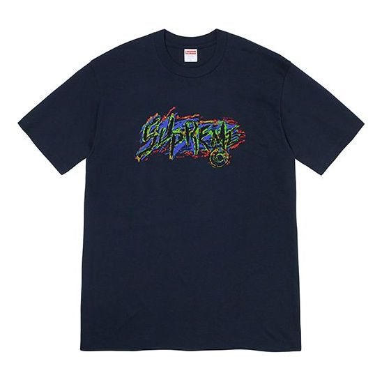 Supreme FW20 Week 7 Scratch Tee T SUP-FW20-176-DBLU