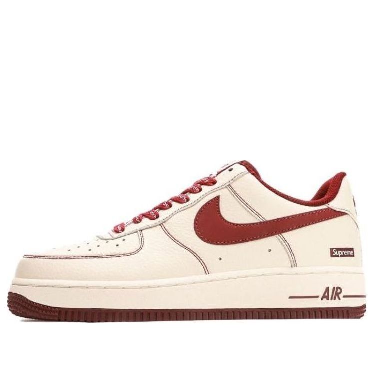 (WMNS) Nike x Supreme Air Force 1 Low 'White Red' SU0220-013