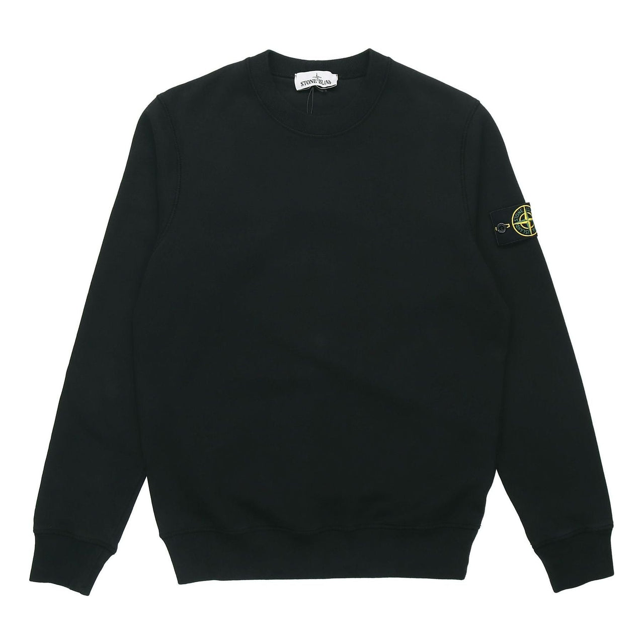Men's STONE ISLAND Sleeve Cotton Round Neck Black 731563020-V0029