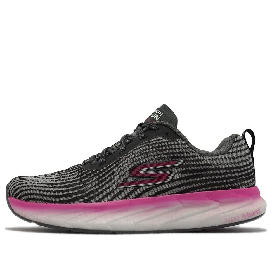 (WMNS) Skechers Go Run Forza 4 'Black Hot Pink' 128095-BKHP