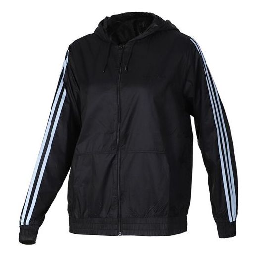 (WMNS) adidas neo MCKY&MNN Windbreaker Black EI4548
