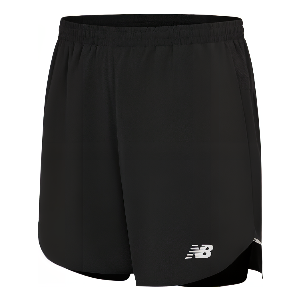 New Balance Q Speed 6 Inch 2-in-1 Short Asia Sizing 'Black' MS33282-BK