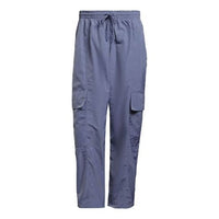 Men's adidas originals C Cargo Pant Retro Side Pocket Bundle Feet Casual Long Pants/Trousers Blue H11369