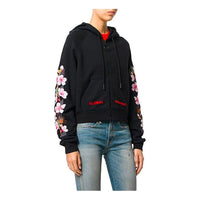 (WMNS) Off-White Cherry Blossoms Embroidery Floral Zip Up OWBB018E170030531088