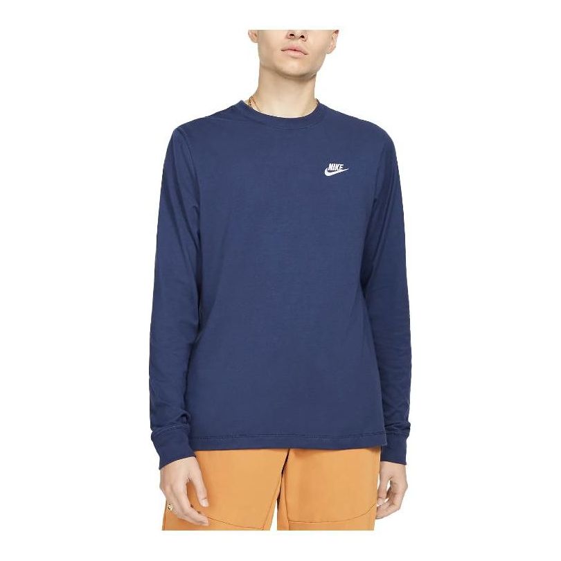 Nike Sportswear Club Long-Sleeve T-Shirt 'Blue' AR5193-410