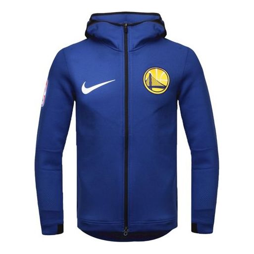 Nike THERMA FLEX SHOWTIME NBA Warrior Jacket Player Edition Blue 940129-495