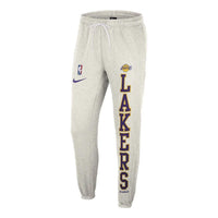 Nike x NBA LA Lakers Courtside Sweatpants 'White' DB1542-051