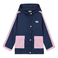 (GS) Skechers Woven Hooded Jacket 'Navy Purple' L121G084