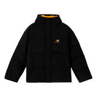 New Balance Warm Down Jacket Asia Sizing 'Black Orange' AMJ04347-BK