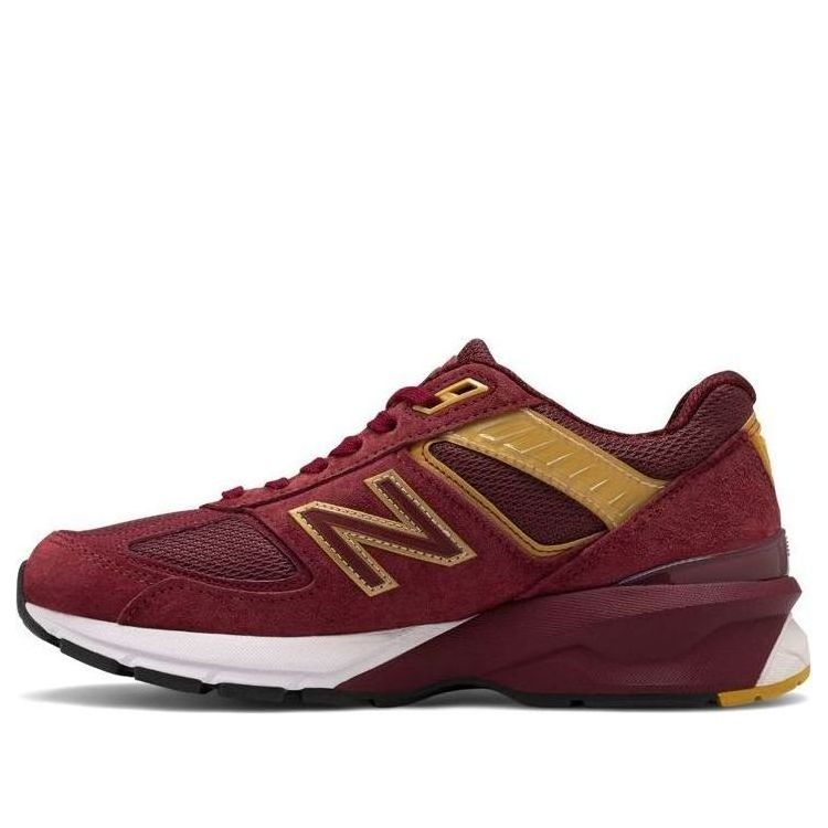 (WMNS) New Balance 990v5 Made in USA 'Burgundy Gold ' W990BG5