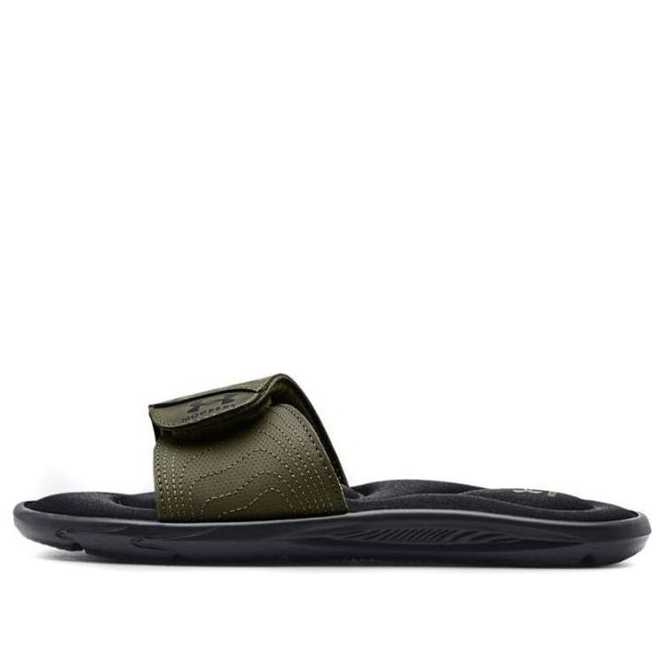 (WMNS) Under Armour Ignite Freedom 2 Slide 'Black Marine OD Green' 3025687-002