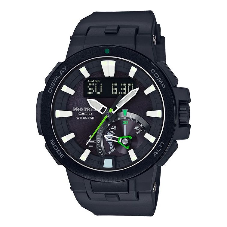 Men's CASIO CASIOG Shock Green Series PRW-7000-1A Solar Energy Solar Powered Mens Black PRW-7000-1APR