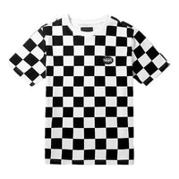 Vans Unisex Damier Round-Neck Black/White Black And White VN0A3ZNZ705