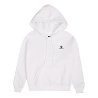 (WMNS) Converse Embroidered Star Chevron Pullover Hoodie BB Asia Sizing 'White' 10020872-A08