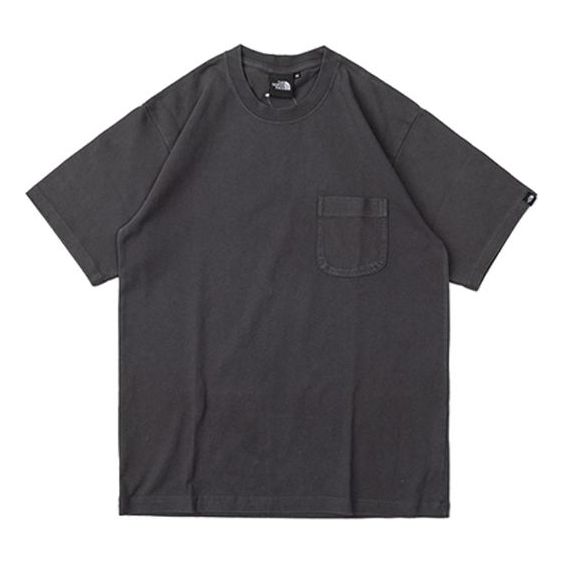 THE NORTH FACE Heavy Washed Pocket Short Sleeve Unisex Black NT32009-AG