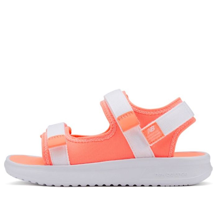 (GS) New Balance 750 Series Velcro Open Toe Flat Heel Sports Pink Sandals YH750WP