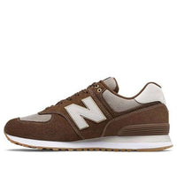 New Balance 574 Shoes Brown/Grey ML574SNM
