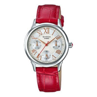 CASIO SHEEN Series Quartz /White Red Analog SHE-3049LTD-7A
