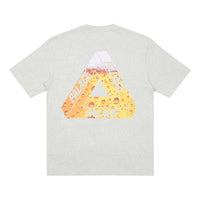 PALACE TRI-Lager Tee Triangle Logo Printing Short Sleeve Unisex Gray PAL-FW20-318