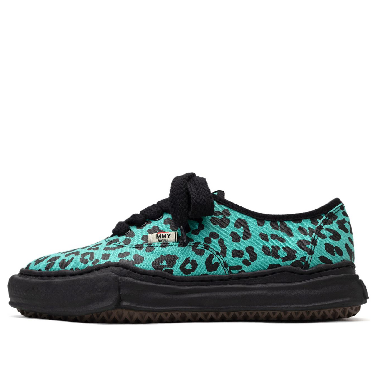 Maison MIHARA YASUHIRO BAKER OG Sole Leopard Canvas Low-top Sneaker 'Green' A10FW719-GRN