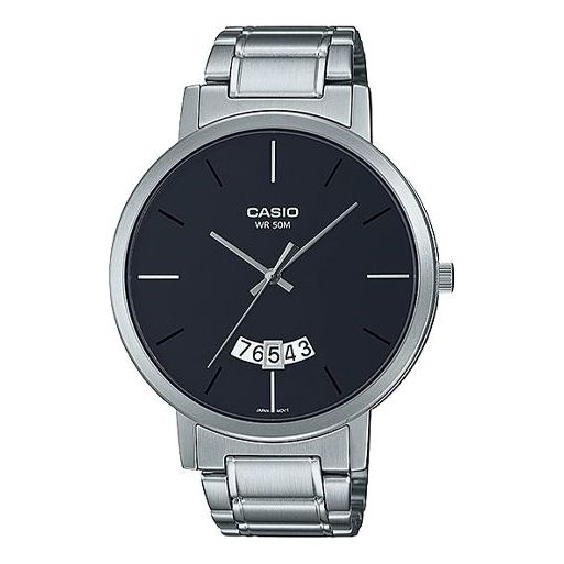 Men's CASIO Casual Watch Mens Black Analog MTP-B100D-1EVDF