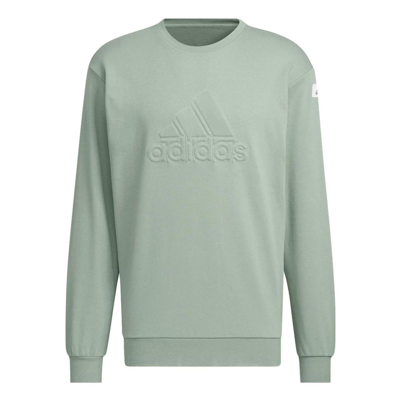 adidas St Graphic Warm Crew Asia Sizing 'Olive Green' IK2796