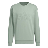 adidas St Graphic Warm Crew Asia Sizing 'Olive Green' IK2796