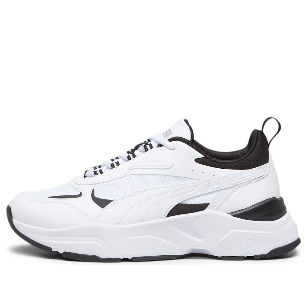 (WMNS) PUMA Cassia Sneakers 'White Black' 384647-18