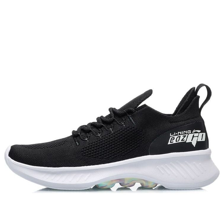 (WMNS) Li-Ning Eazgo 'Black White Sole' AREQ052-4