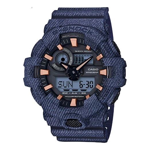 CASIO G-Shock Analog-Digital 'Blue' GA-700DE-2