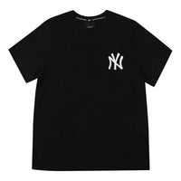 MLB Small Label Embroidered Sports Short Sleeve Unisex Black 31TSCD931-50L