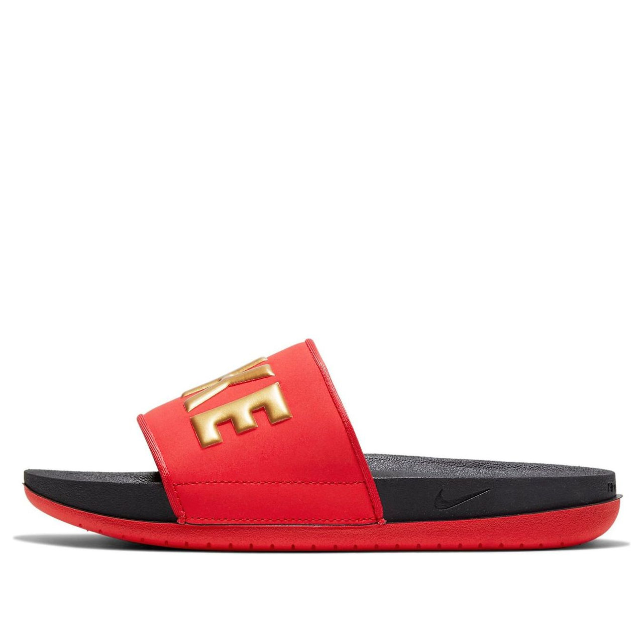 (WMNS) Nike Offcourt Slide 'Black Red' BQ4632-005