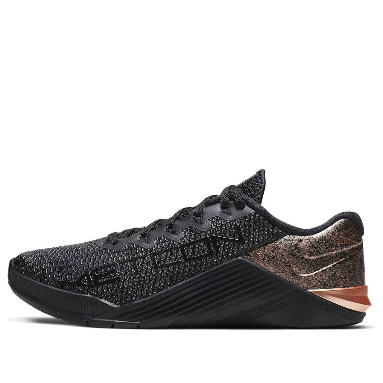 (WMNS) Nike Metcon 5 'Black Rose Gold' AT3145-060