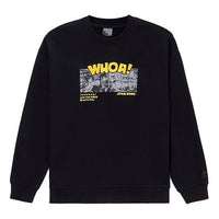 Li-Ning x Star War Crossover Sports Fashion Series Subject Printing Loose Round Neck Pullover Couple Style Black AWDS539-1